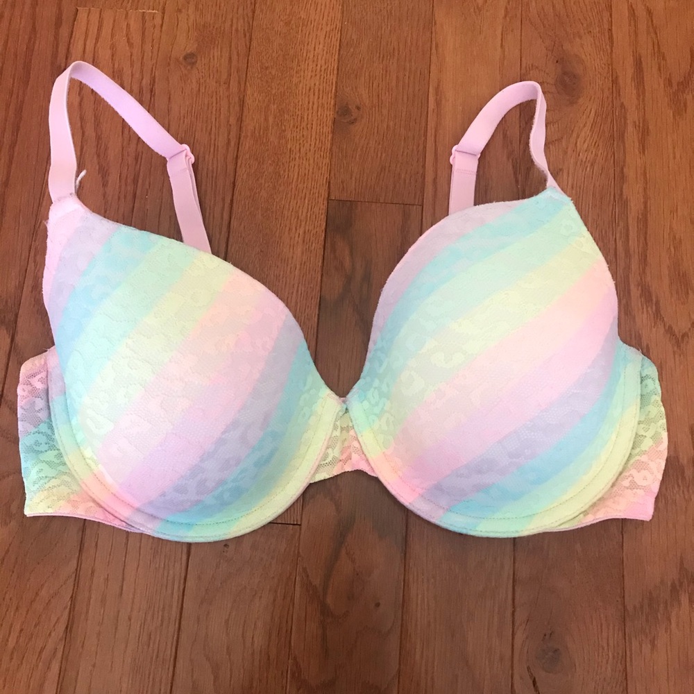 Pink bra